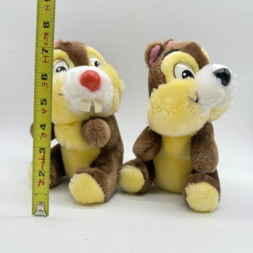 Walt Disney World‎ Disneyland Chip And Dale Chipmunks Vintage Plush Figures Lot